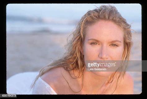 Actress Kelly Lynch Is Shown On A Beach In This Head And Shoulders
