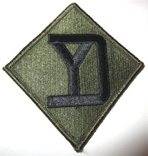 Us Army Subdued C Y Triangle Military Uniform Patch Etsy
