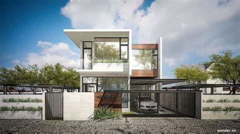 Modern Minimalist House Design With 4 Bedrooms House And