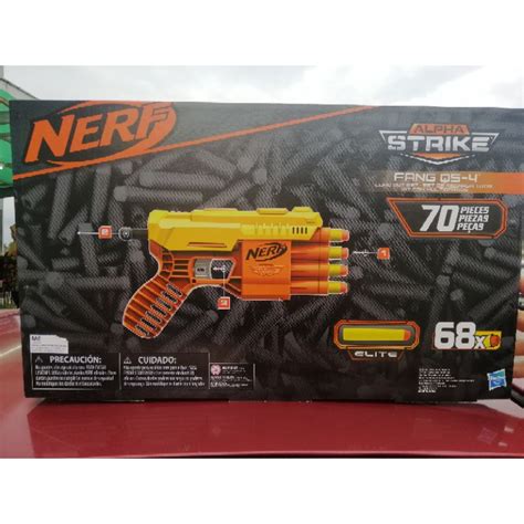 Nerf Alpha Strike Fang Qs 4 2 Blasters And 68 Darts Shopee Malaysia