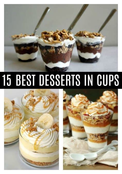 Best Desserts In Cups Desserts Mini Desserts Mini Dessert Recipes