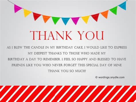 Say Thank You For Birthday Wishes Thank You Messages For Birthday