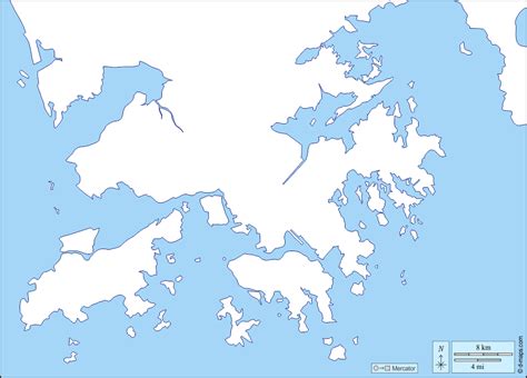 Hong Kong Free Map Free Blank Map Free Outline Map Free Base Map Coasts