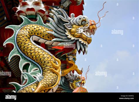 Chinese Dragons Are Legendary Creatures In Chinese Mythology And Stock