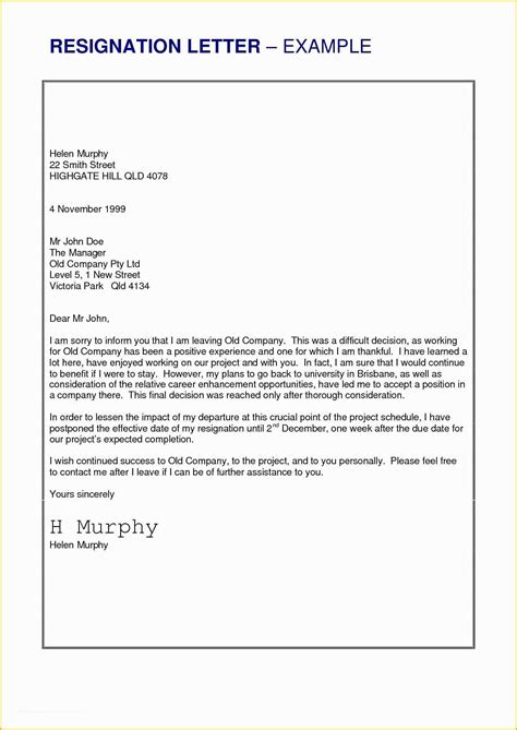 A formal letter is one written in an orderly and conventional language and follows a specific stipulated format. resignation letter free template download of Free ...