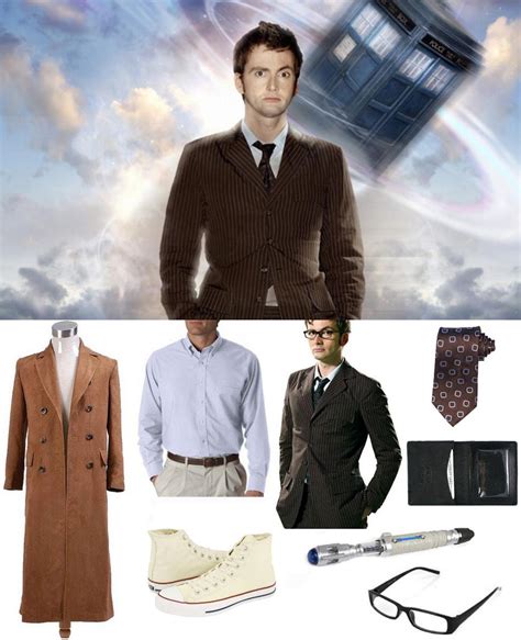 2022 Who Is The Doctor Cosplay The 10th Tenth Doctor Costume Brown