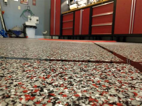 Floor flakes and garage floors go hand in hand. Epoxy Flooring Culpeper, Virginia | Superior