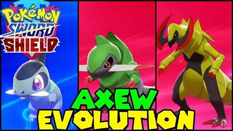 What Level Does Axew Evolve In Pokemon Sword And Shield Evolution Guide
