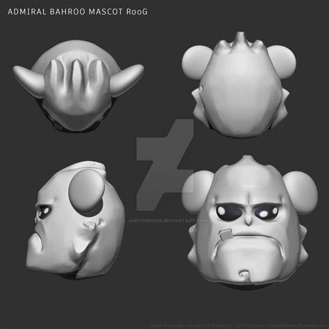 Admiral Bahroo Contest Summer 2021 Roog Sculpt 1 By Jamyzgenius On