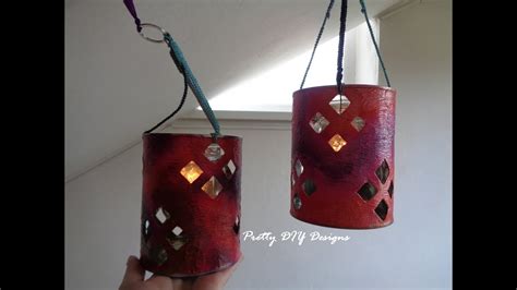 Lanterns Made From Tin Cans Youtube