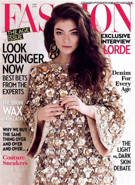 Lorde Fashion Magazine May 2014 Cover • Celebmafia