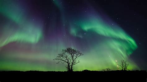 Night Sky Northern Lights Wallpapers Wallpaper Cave