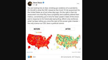 Fact Check CDC Did NOT Change COVID Map Ahead Of Biden S State Of The