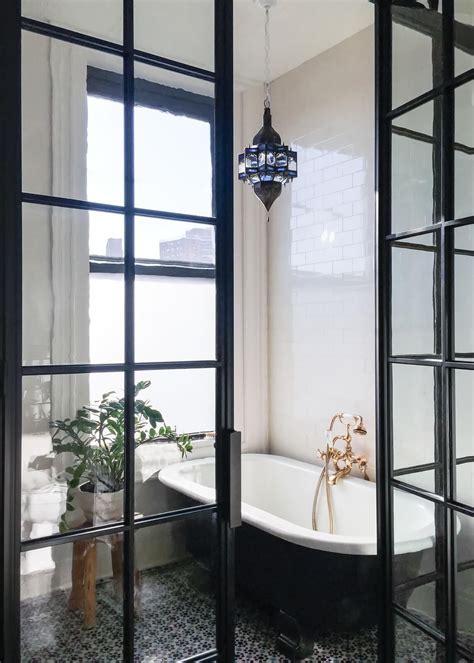 The Metal And Glass Partition In The Master Bath Also Fabricated By