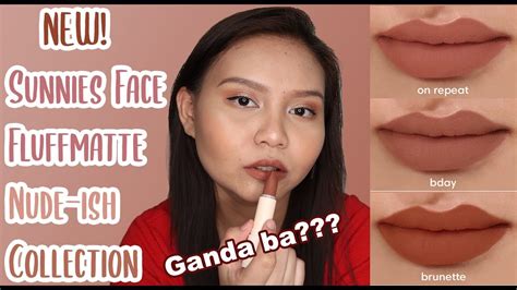 New Sunnies Face Fluffmatte Nude Ish Collection Swatches Stephany