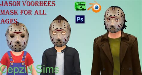 My Sims 4 Blog Chucky And Jason Vorhees Masks By Cepzid Sims