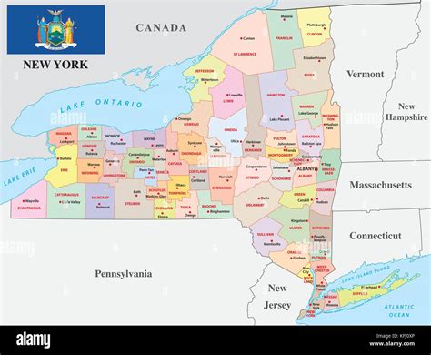 New York Political Map