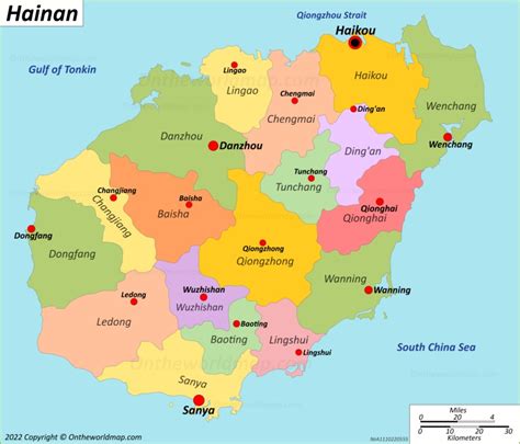 Hainan Map China Detailed Maps Of Hainan Island