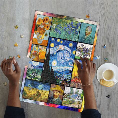 Order stock items before 2pm for same day dispatch. Vincent Van Gogh Paintings Starry Night Jigsaw Puzzle ...