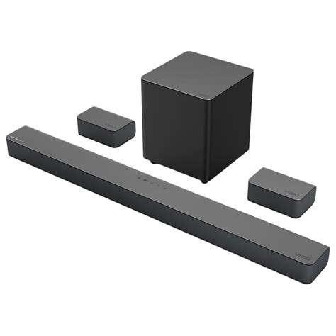 Vizio 51 Home Theater Sound Bar With Dolby Atmos And Dtsx In Black