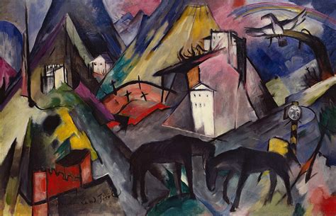 Franz Marc The Unfortunate Land Of Tyrol The Guggenheim Museums And Foundation