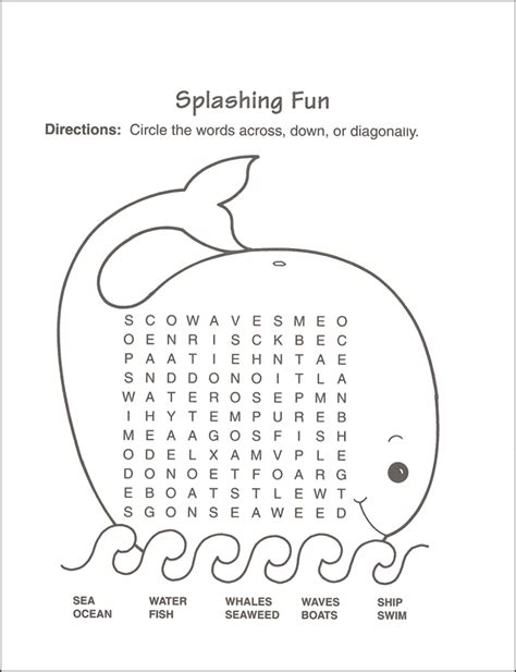 Free Printable Word Searches For 2nd Graders Word Search Printable