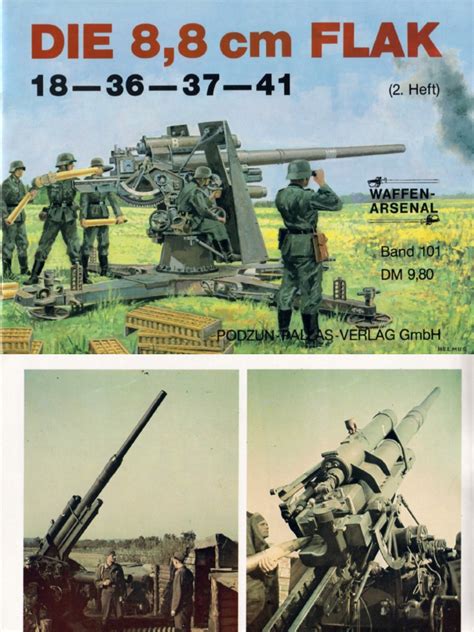 Waffen Arsenal Band 101 Die 88 Cm Flak 18 36 37 41 2 Heft