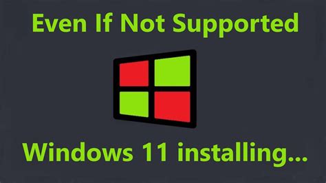 How To Install Windows 11 On Unsupported Pc Hardware Youtube