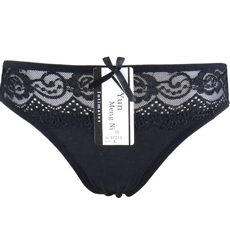 Buy Lot 12pcs Low Rise Laced Cotton Thong Plain Sexy Lady Panties For Angola