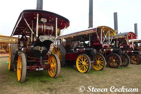 3 Fowler Super Lion Showmans Engines Together When The Recreation