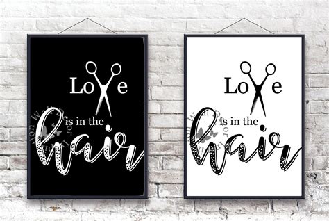 Love Is In The Hair Hairdresser Hairstylist Beauty Salon