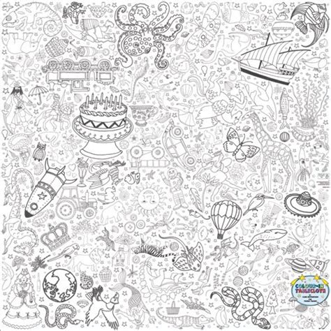 Your Little Angels get bored at meals - try this Colouring Table Cloth