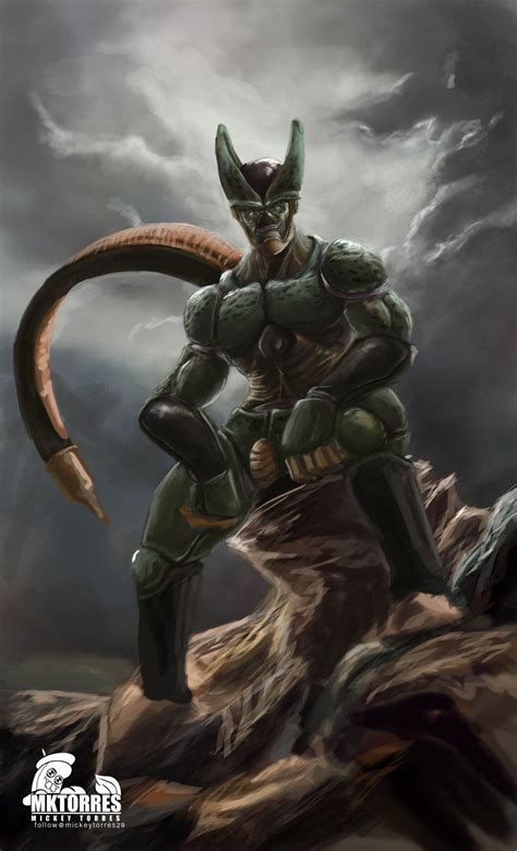 Cell By Mickeytorres On Deviantart Dragon Ball Art Dragon Ball