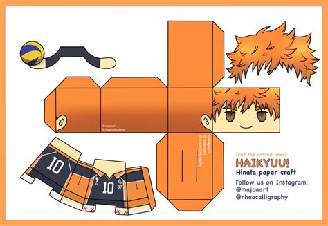 Haikyuu Hinata Paper Craft U2013 Fun Diy Project For Kids