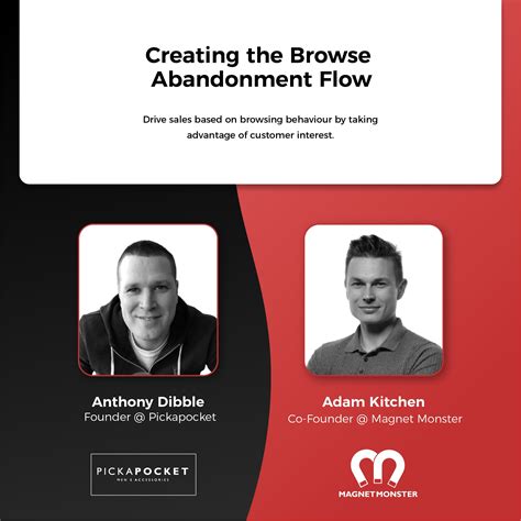 Creating The Browse Abandonment Flow Magnet Monster