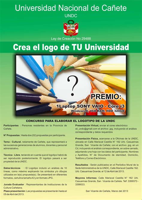 Universidad Nacional De Cañete Principio Activo Innovador Y Humanista