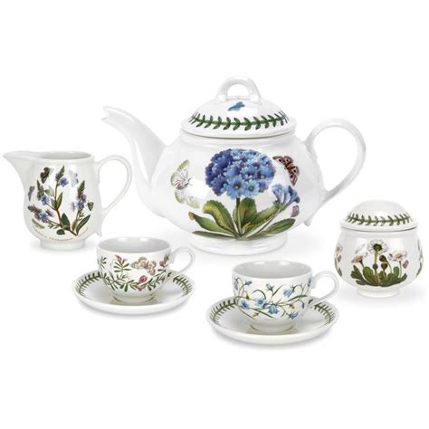 Portmeirion Botanic Garden Tea For Two Set Teeservice Teekanne