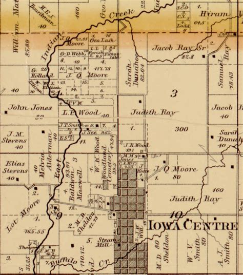Story County Iowa 1883 Old Wall Map With Landowner Names Farm Etsy