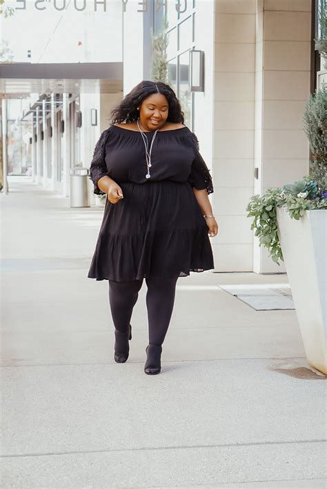 Plus Size Black Winter Dresses For 2020 From Head To Curve