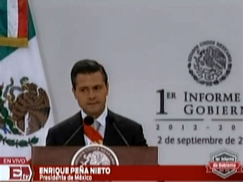 Peña Nieto Ofrece Su Primer Informe De Gobiernoexcélsior