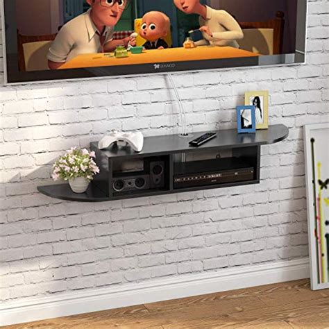 Tribesigns Wall Mounted Media Console Modern Floating Tv Stand Shelf