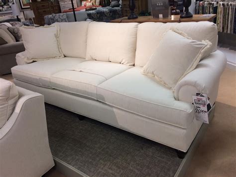 Bassett Custom Upholstery Custom Design 102 Sofa With Panel Arms And