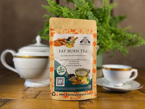 Fat Burn Tea 20 Bags Best Ingredients For Speedy Weight Loss