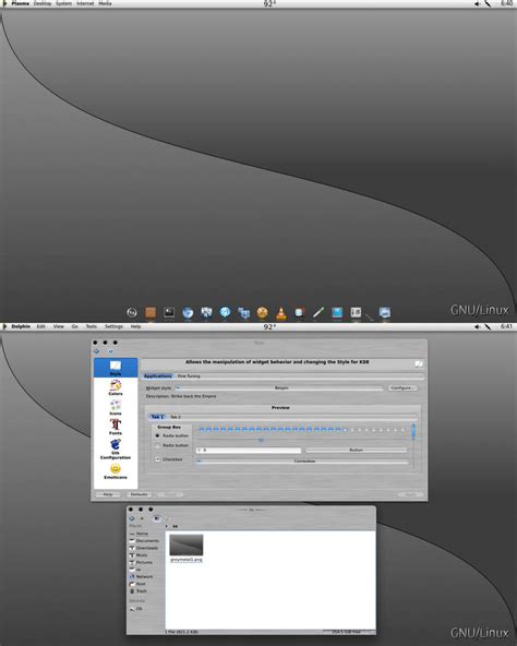 Arch Kde 49 Metal Bespin With Shiny Buttons By Craazyt On Deviantart