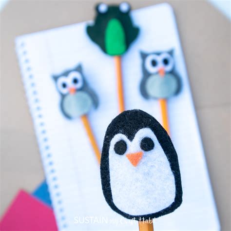 Among Us Crafts Diy Felt Pencil Toppers Sustain My Craft Habit