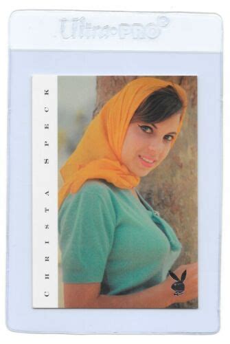 CHRISTA SPECK Playboy TRADING Card PMOTY German Model Marty Krofft EBay