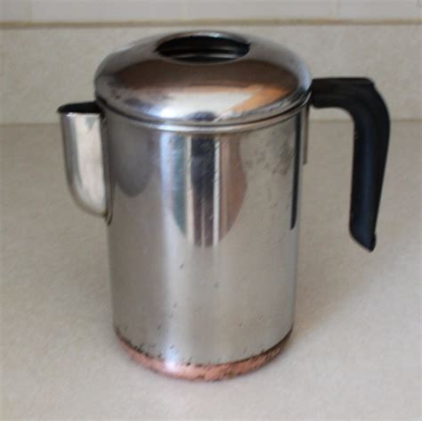 They have a year warranty on all product defects, which is going above and beyond as far as most people are concerned. Revere Ware Coffee Percolator Pot Copper Clad Process ...