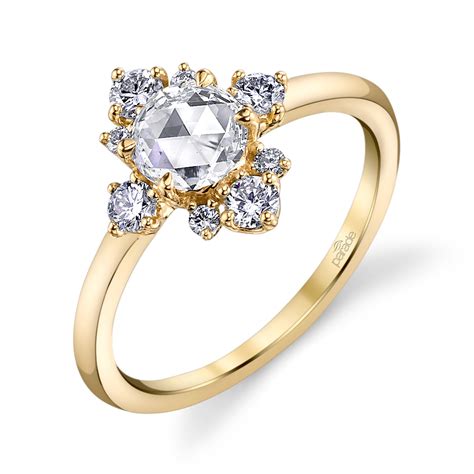 18k Rose Gold And Diamond Engagement Ring By Parade