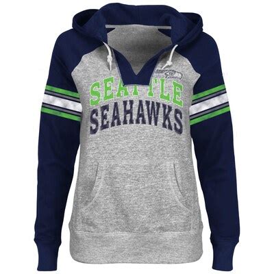 Shop for mens seattle seahawks hoodies at the official online store of the nfl. Seattle Seahawks Ladies Huddle V-Neck Hoodie - Ash/College ...