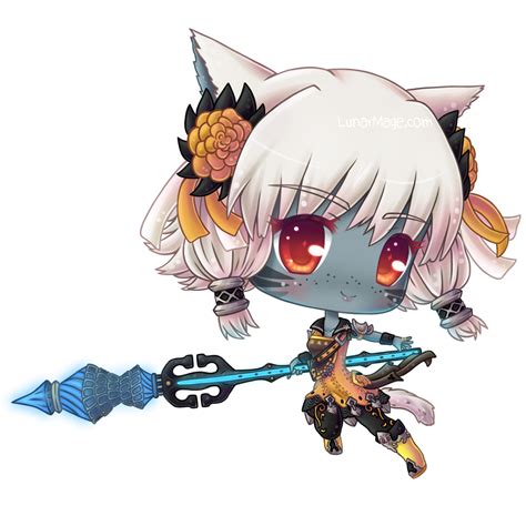 Chibi Miqote Commission I Did Recently Rffxiv